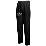 NHL Minnesota Wild Emblem Sweatpants - Black (Large)