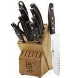J.A. Henckels Twin Signature Stainless-Steel 11-Piece Knife Set with Block