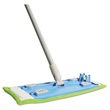 Quickie Microfiber Hardwood Floor Mop, 48 Inch Handle, Green, Each (062)