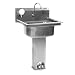 Eagle P1916 Process/Lavatory Sink, Pedestal Base, Foot Pedal, 16