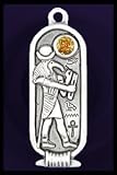 Egyptian Zodiac Cartouche - Thoth (Aug 29 - Sep 27) on a 30 Black Cord