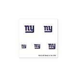 NEW YORK GIANTS OFFICIAL LOGO FINGERNAIL TATTOOS