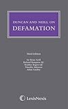Duncan and Neill on defamation