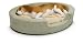 K&H Thermo Oval Snuggly Sleeper, Medium 26 By 20 Inches, Sage