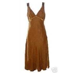 $158 Designer BCBG To The Max Velvet Brown Toffee Dress
