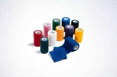 Vetrap 3m Black Adhesive Bandage 4" X 5 Yard Roll - Quantity 2