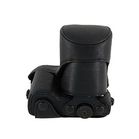 Protective Camera Leather Case Bag for Sony NEX-5C/NEX-5K (Black) + Worldwide free shiping