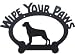 Wipe Your Paws Sign - Rottweiler