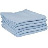 from BABY best BUYS-MUSLIN Muslin Squares 100 Cotton X 6 : Col BLUE (Model Blue x6)