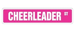 CHEERLEADER Street Sign cheerleading dance dancer gift