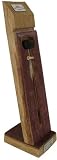 Wine Cask wood wine thermometer holder ~ Unique French wine barrel wood