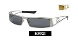 KOST Mens Designer Sunglasses K9321 Black With Silver Frames