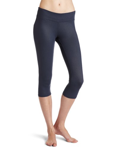 Soybu Women's Lotus Yoga Crop Pant, Denim, Large