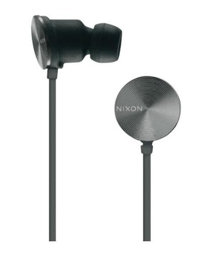 Nixon Wire 8mm Headphone Rubber Gunmetal Solid Wire, One Size