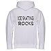 Ice Skating Rocks Adult Zippered Hooded (Hoody Hoodie) Sweatshirt Fleece Jacket (Various Colors Avail)