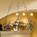 NOVICA Recycled glass chandelier, 'A Fine Light'