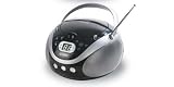Coby CX-CD241 Portable CD Player with AM/FM Stereo Tuner, Black