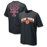 New York Mets Nike Youth Short Sleeve MLB T-shirt - Arch Graphic and Date