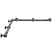 Jaclo G20-60-60-IC-WH - G20 60" x 60" Inside Corner Grab Bar