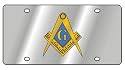 Masonic - License Plate - Stainless Style