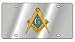 Masonic - License Plate - Stainless Style