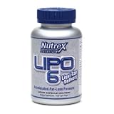 Nutrex Research Lipo 6 Accelerated Fat-Loss Formula, Liquid Capsules, 120-Count Bottle
