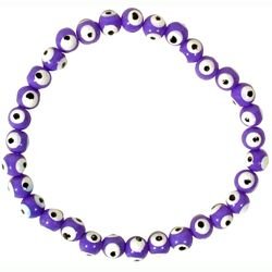 Purple Small-Beaded Bracelet