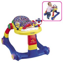Buy Low Price Kolcraft Tiny Steps 2-in-1 Walker with Mini Maestro KW002-FNT