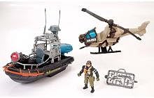 Toys R Us True Heroes Military Mobile Squad Helicopter and Boat