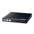 BUFFALO USB2.0用 外付けポータブルDVDドライブ DVSM-PN58U2V-BK