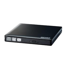 BUFFALO USB2.0用 外付けポータブルDVDドライブ DVSM-PN58U2Vシリーズ