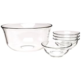 Anchor Hocking Presence 5-Piece Salad Set by Anchor Hocking