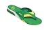 Reef Flip Flops - Reef Fanning Flip Flops - Green / Yellow