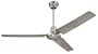 Westinghouse 7861400 Industrial 56-Inch Three-Blade Ceiling Fan with Ball Hanger Installation System, Brushed Nickel