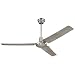 Westinghouse 7861400 Industrial 56-Inch Three-Blade Ceiling Fan with Ball Hanger Installation System, Brushed Nickel