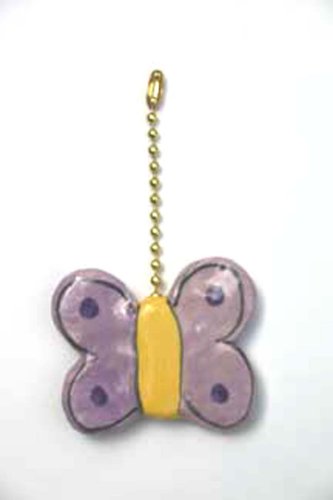 Ceiling Fan Pull Chain: Purple Butterfly