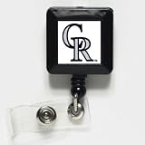 Colorado Rockies Official Logo Badge Holder
