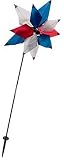 Double American Star Wind Spinner