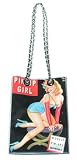 'Pin Up Girl' Vintage Magazine Purse by Far Nine