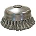 ANDERSON BRUSH 17255 KNOT WIRE CUP BRUSHES-SINGLE ROW US4 .014x4x1-1/4 (pack of 3)
