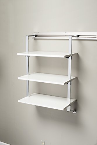 Arrange a Space SU3.12.24.CW Three Shelf Add-On, 24 by 11.75 by 38-Inch