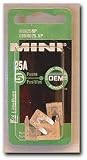 Little Fuse  BPMIN25 Mini Fuses.  1 card