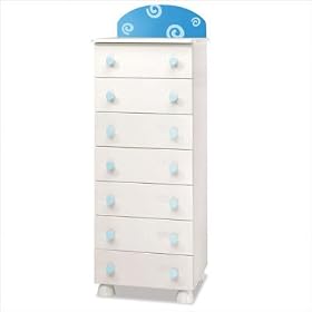 Azur Birikino Line Bau-Bau Tall Chest of Drawers