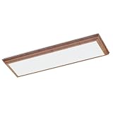 Buy American Fluorescent KCM232R8 Winchester Crown Molding Wood Frame 2-Lamp Fixture,... by American Fluorescent