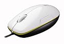 Logitech LS1 Laser Maus schnurgebunden coconut