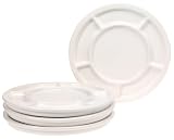 Trudeau Fondue Plates, Set of 4