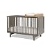 Sparrow Two Piece Crib and Changer Set in Gray