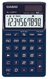 Casio SL-1100TV-BU Taschenrechner in edlem Design Metallgehaeuse in Deep Indigo