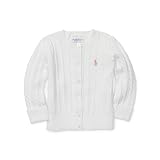 【並行輸入】RALPH LAUREN(ラルフローレン) カーディガンニット コットンケーブルニット ベビー 女の子 子供服 24ｍ（85～90サイズ）