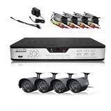 PKD-DK0866-500GB 8 Ch DVR w/ 500GB + 4 Outdoor Camera CCTV Security Kit